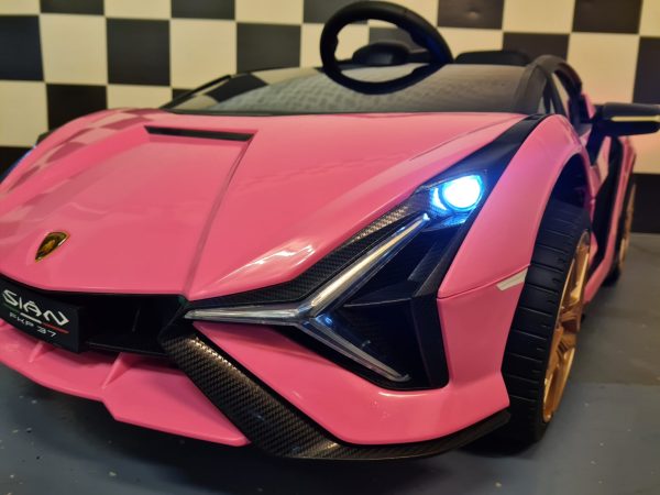 Battery children's car Lamborghini Sian pink - Image 6