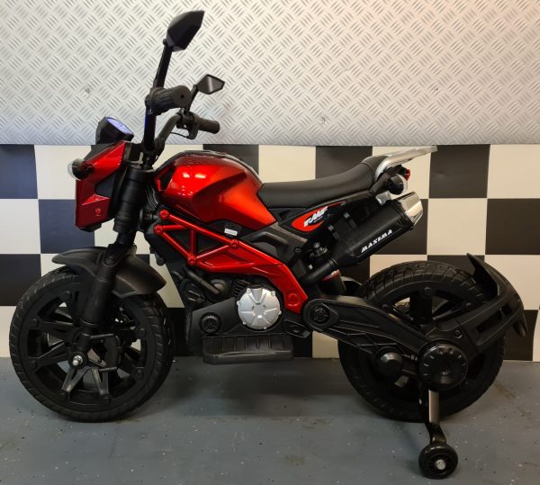 Battery children's motor Grom Superbike 12 volt metallic red - Image 2