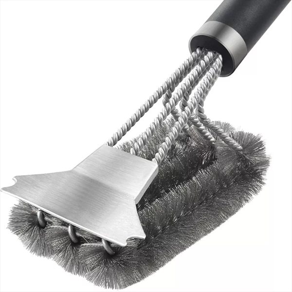 Heavy Duty Grill Brush & Scraper with Carrying Bag_5