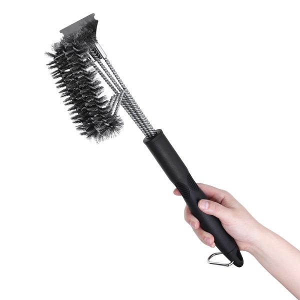 Heavy Duty Grill Brush & Scraper with Carrying Bag_7