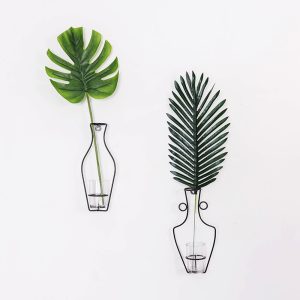 Creative Wire Hanging Nordic Minimalist Wall Vase Planter_0