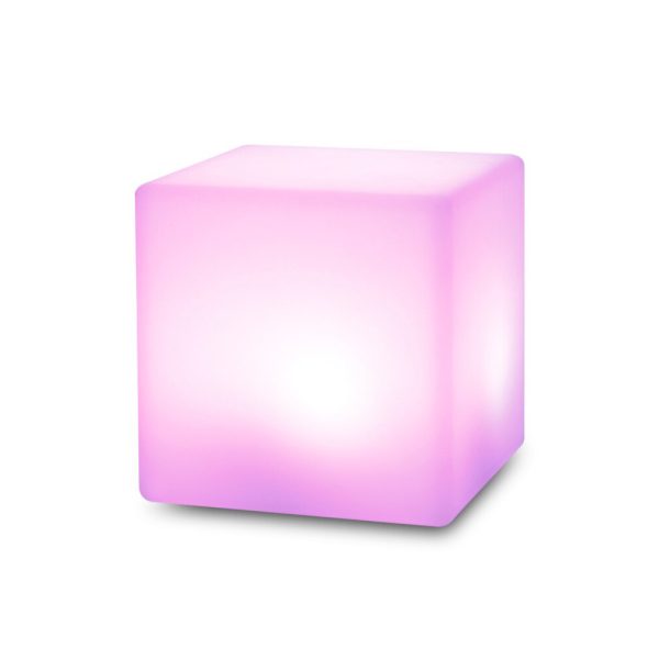 USB Rechargeable Remote Controlled LED Glowing Cube_3