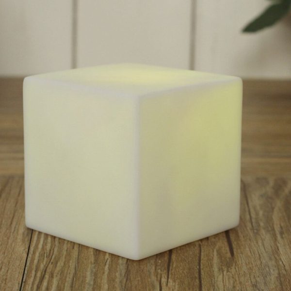 USB Rechargeable Remote Controlled LED Glowing Cube_4
