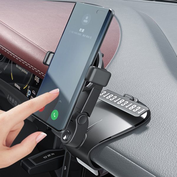 Car Dashboard Mobile Phone Holder with Parking Number_6