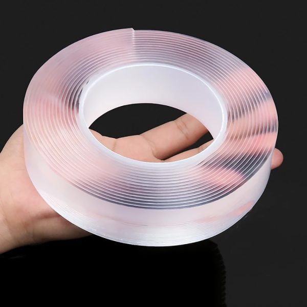 1M/2M/3M/5M Nano Magic Tape Double Sided Tape Transparent No Trace Reusable Waterproof Adhesive Tape Cleanable_9