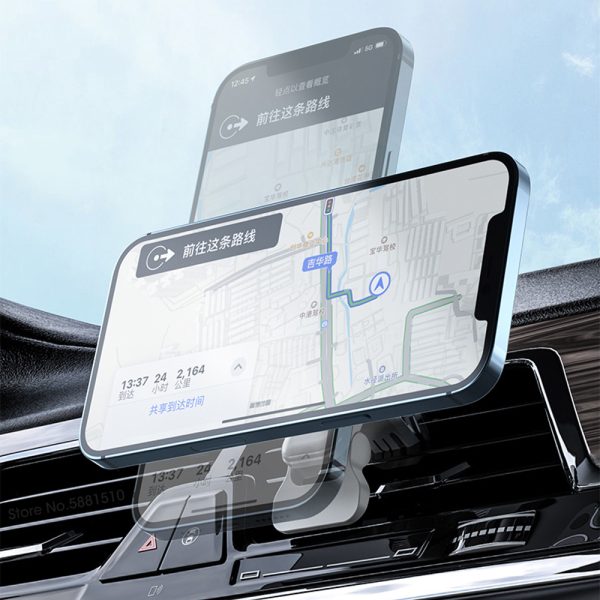 Car Air Vent Magnetic Wireless Mobile Phone Charger_4