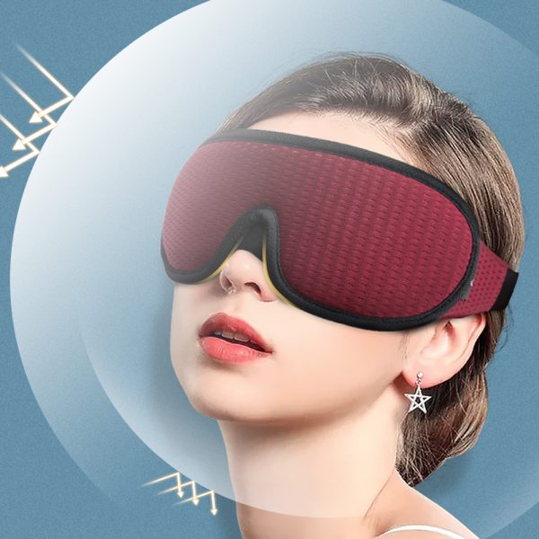 3D Soft and Comfortable Foldable Sleeping Eye Mask_1