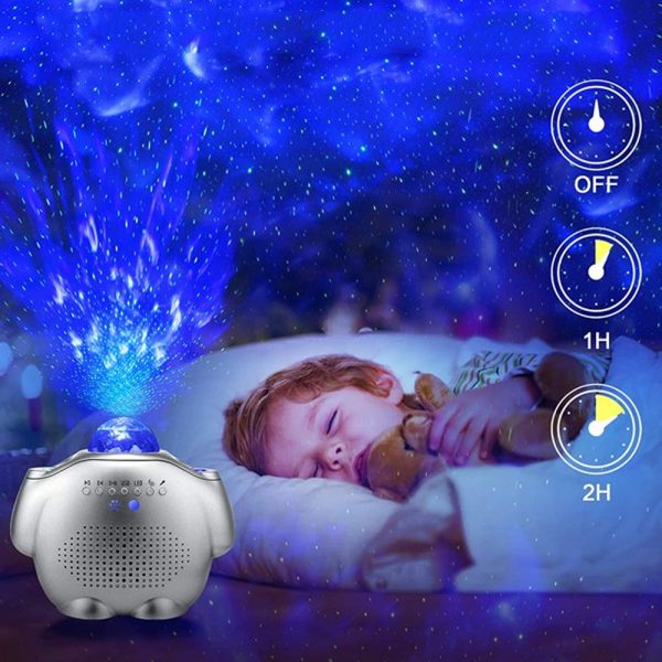 4 in 1 LED Galaxy Night Light Projector and BT Speaker_8