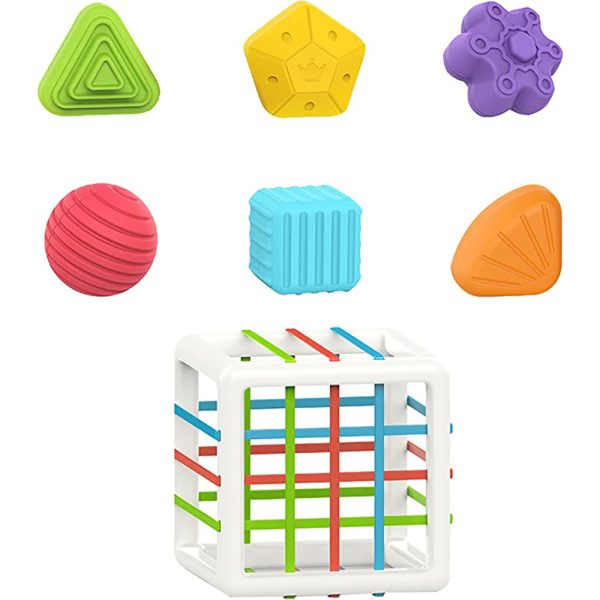 Colorful Shape Blocks Sorting Game Baby Montessori Educational Toy_5