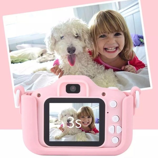 USB Rechargeable Cat Designed Children’s Digital Camera_1