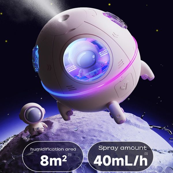 Space Capsule Bedroom Air Humidifier-Type C Rechargable_5