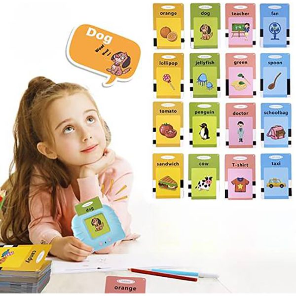 Audible Flash Cards Machine Learning Toy - USB Rechargeable_1