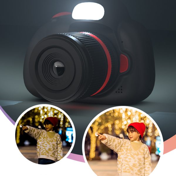 Type C Charging Mini SLR Children’s Toy Camera with LED_3