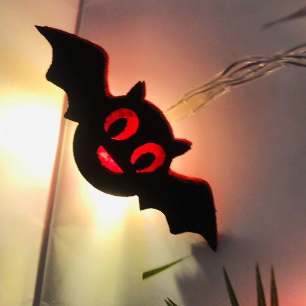 USB Plugged-in Halloween Bats LED String Light_1