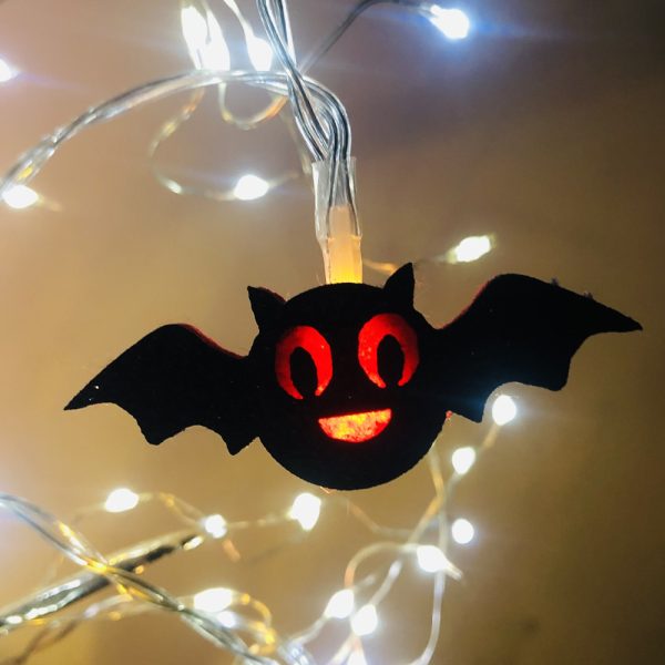 USB Plugged-in Halloween Bats LED String Light_8