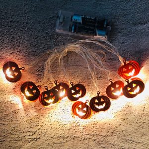 Battery Operated Halloween LED Decorative String Lights_0