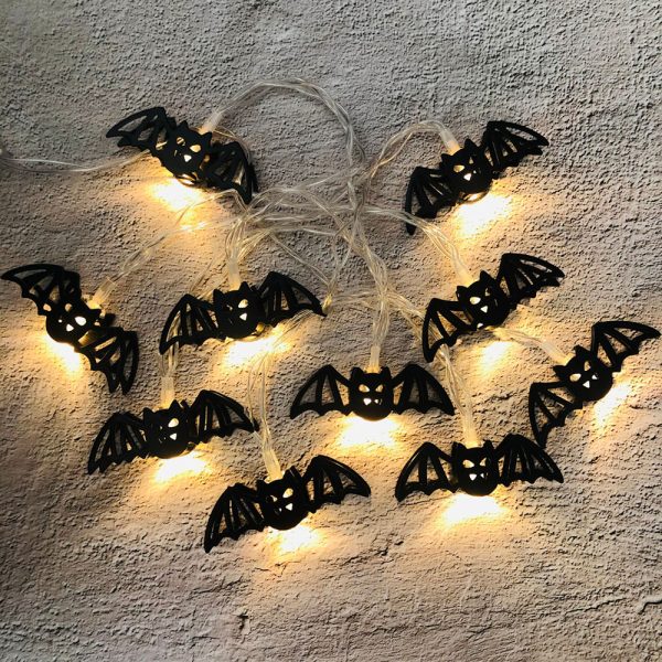 Battery Operated Halloween LED Decorative String Lights_2