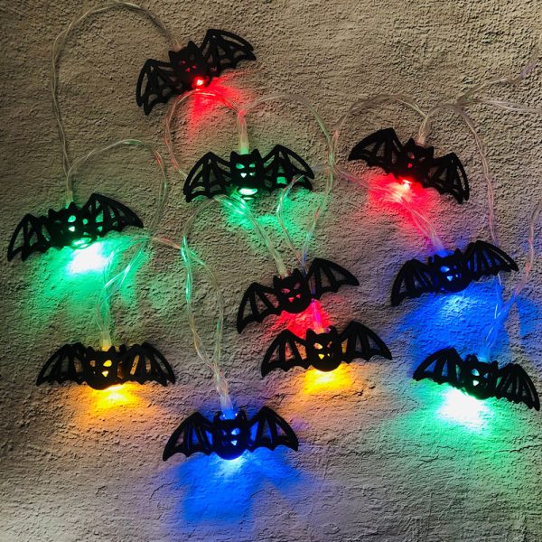 Battery Operated Halloween LED Decorative String Lights_3