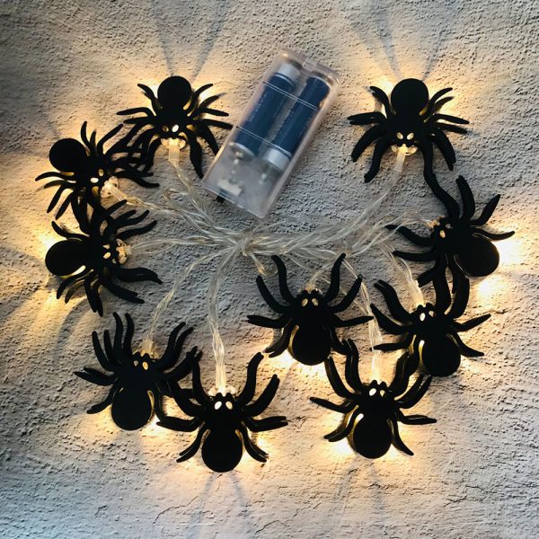 Battery Operated Halloween LED Decorative String Lights_4