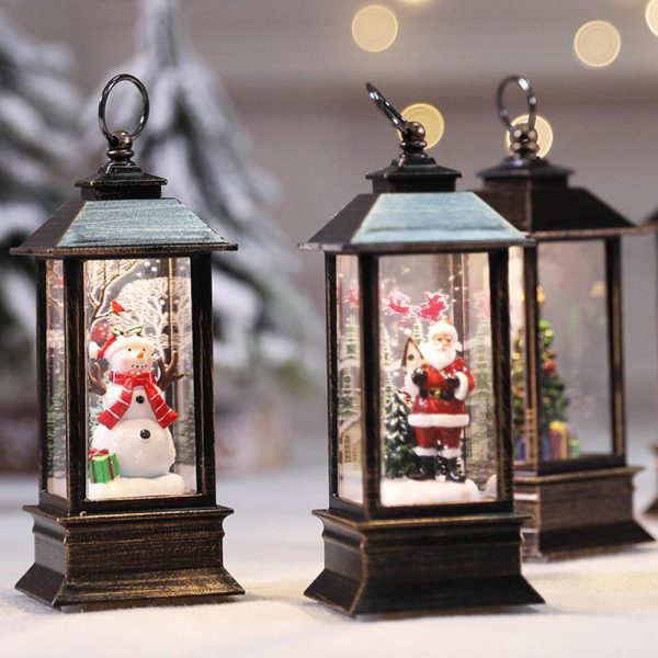 Musical and Lighting Holiday Snow Globe-Battery Operated_8