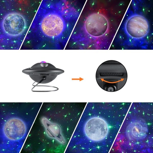Colorful Starry Sky Projector LED Star Galaxy Night Light- USB_9