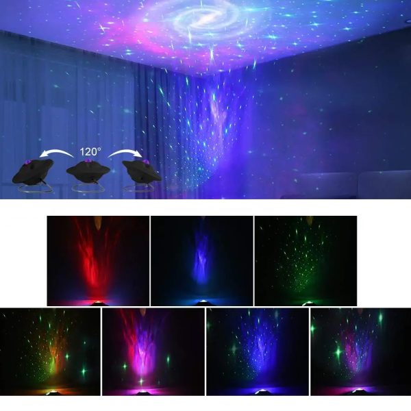 Colorful Starry Sky Projector LED Star Galaxy Night Light- USB_1