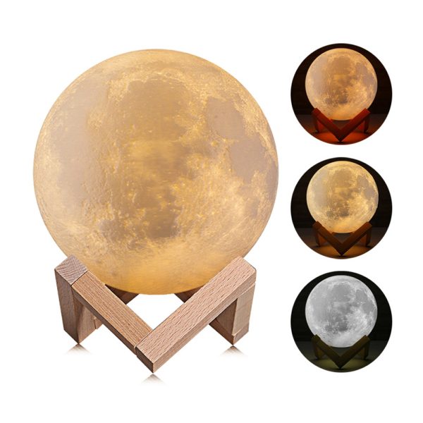 Remote Control Moon Lamp Bluetooth Speaker- USB Charging_8