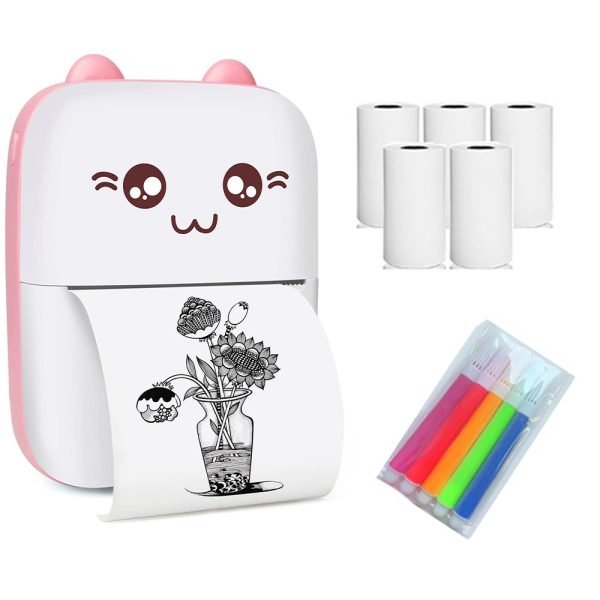 Mini Thermal Pocket Printer with Android & IOS App for Kids - USB Rechargeable_4