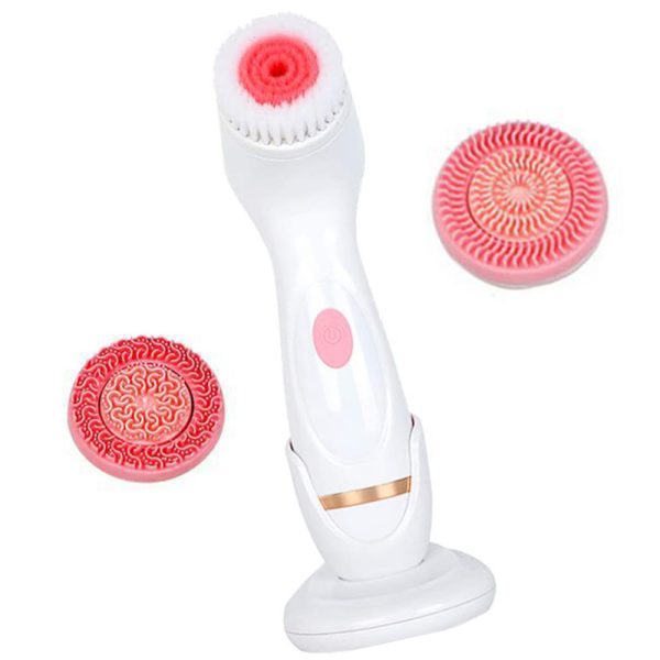 3 in 1 Waterproof Exfoliating Facial Cleansing Brush - Battery Powered_6