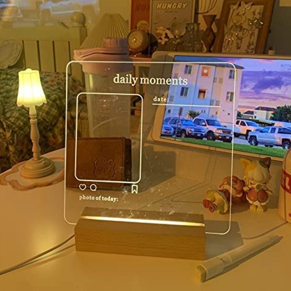 Luminous LED Acrylic Writing Note Board-USB Plugged-in_7