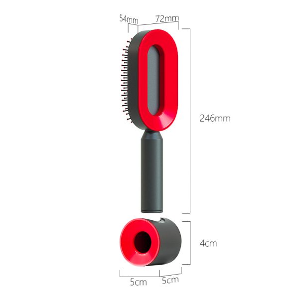 3D Air Cushion Massager Anti-Static Detangling Hair Brush_4