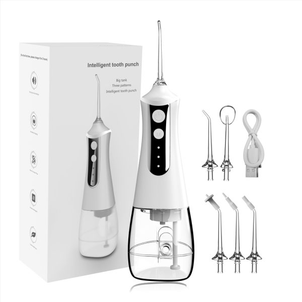 USB Rechargeable Professional Cordless Water Oral Flosser_1