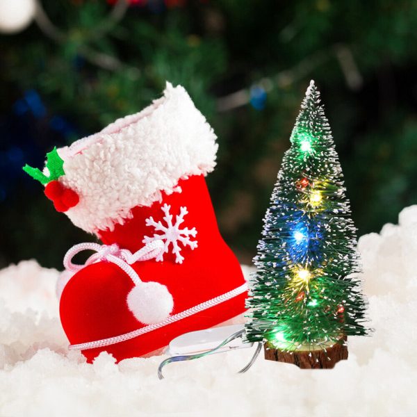 Holiday Mini Christmas Tree Tabletop Decor-Battery Operated_4