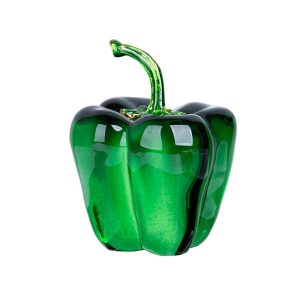 Crystal Artificial Capsicum Figurine Decorative Home Ornament_0