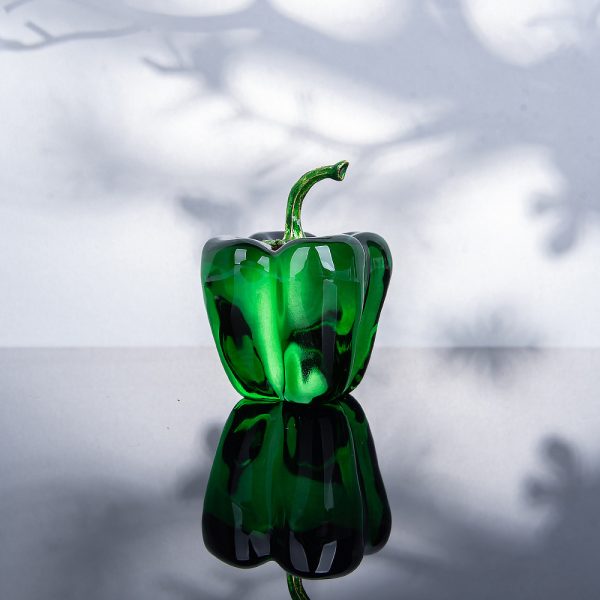 Crystal Artificial Capsicum Figurine Decorative Home Ornament_8