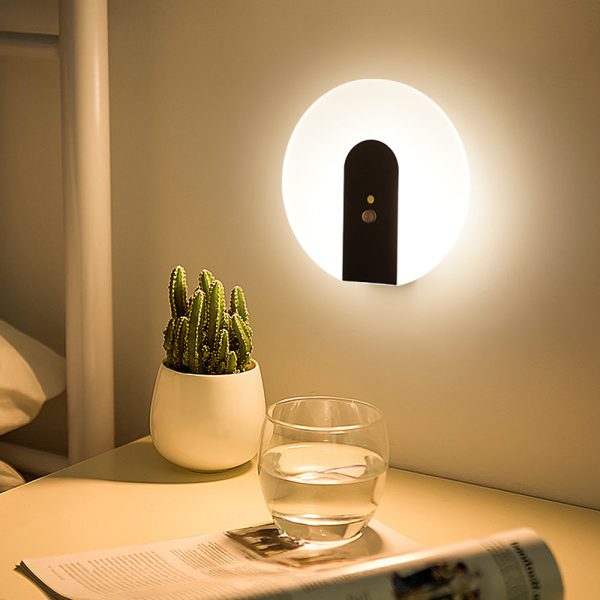 USB Rechargeable Motion Sensor LED Room Night Light_7