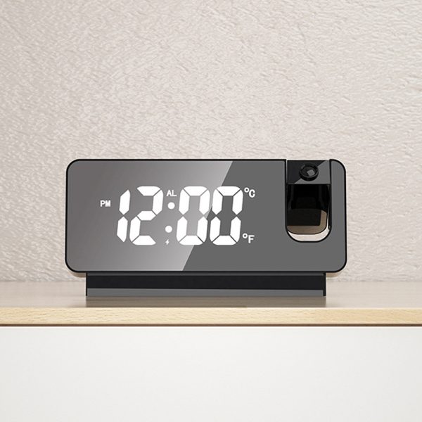 Dual Powered Large Screen Display LED Projection Clock_5
