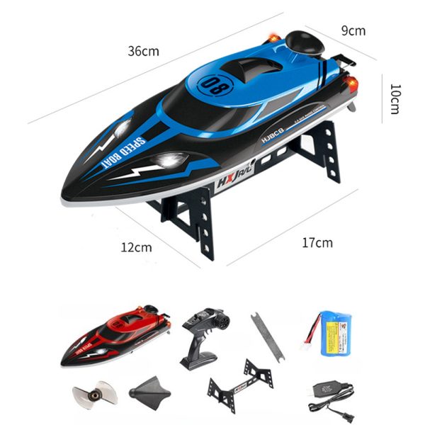 2.4Ghz RC High-Speed Boat for Adults and Kids for Lakes and Pools - USB Rechargeable_4