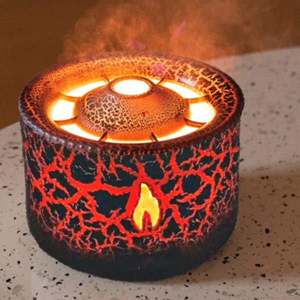 Volcanic Flame Designed Portable Aroma Diffuser-USB Plugged-in_1