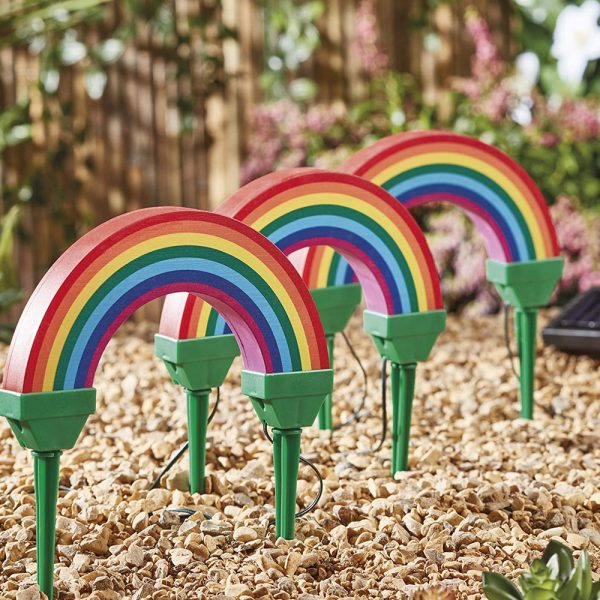 Outdoor Garden Rainbow Decorative Lights-Solar Powered_2