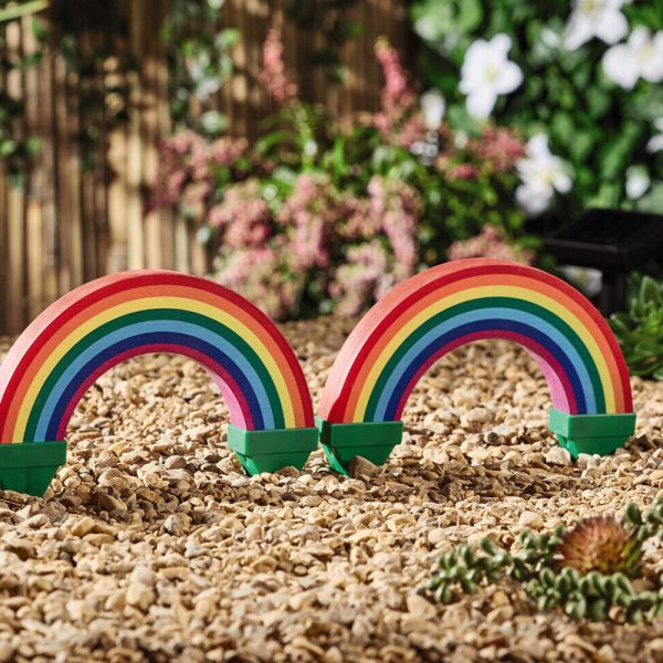 Outdoor Garden Rainbow Decorative Lights-Solar Powered_3