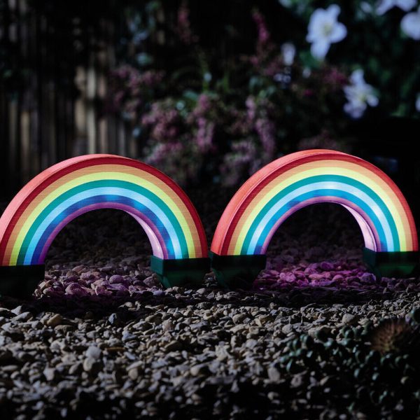 Outdoor Garden Rainbow Decorative Lights-Solar Powered_4