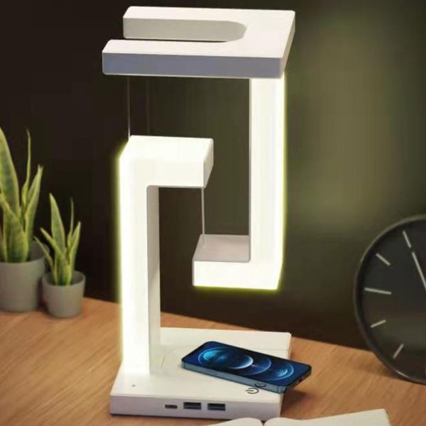 Wireless Charger and Suspension LED Table Night Lamp-USB Plugged-in_5