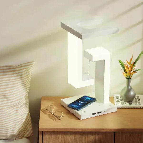 Wireless Charger and Suspension LED Table Night Lamp-USB Plugged-in_6