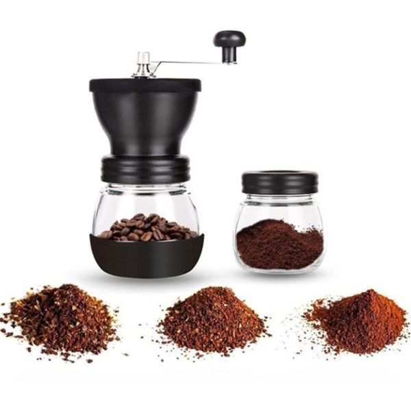 Portable Manual Coffee Grinder with Ceramic Burrs Hand Coffee Grinder_7