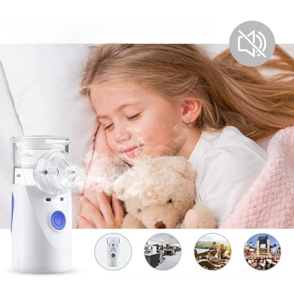 Portable Handheld Nebulizer Machine with two modes - USB Rechargeable and Battery Powered_9