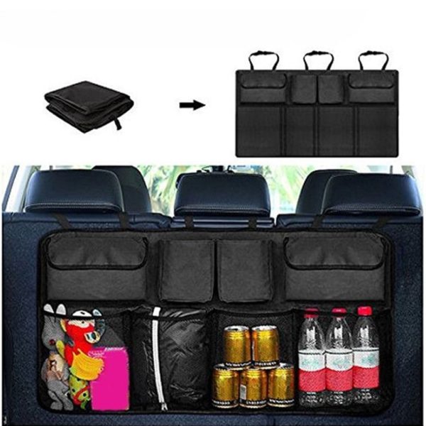 Car Trunk Organizer Multi-Pocket Hanging Car Seat Back Storage Bag_3