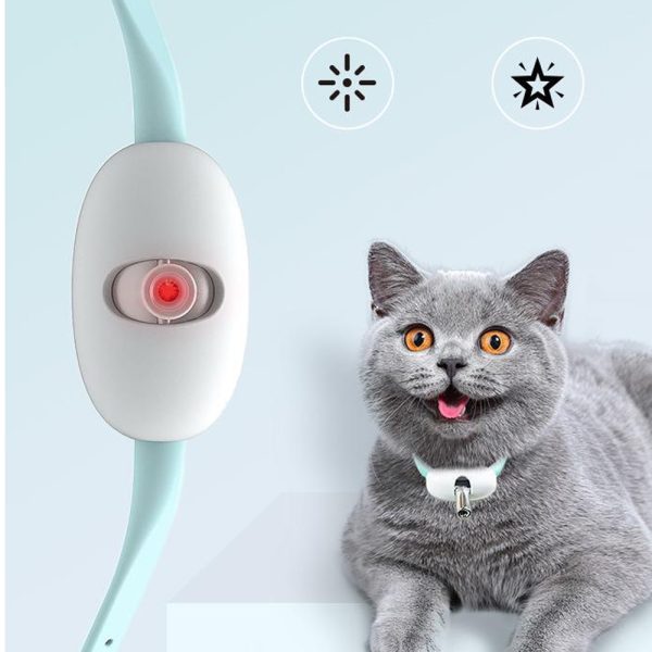 Adjustable Infrared Electric Laser Pet Collar-USB Rechargeable_4