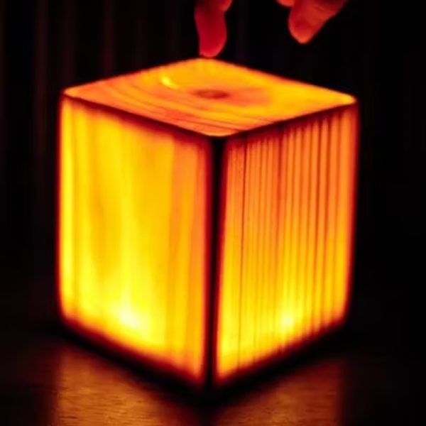 Translucent Wooden LED Touch Night Lamp-USB Rechargeable_2