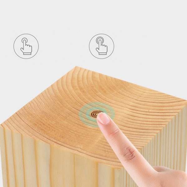 Translucent Wooden LED Touch Night Lamp-USB Rechargeable_7